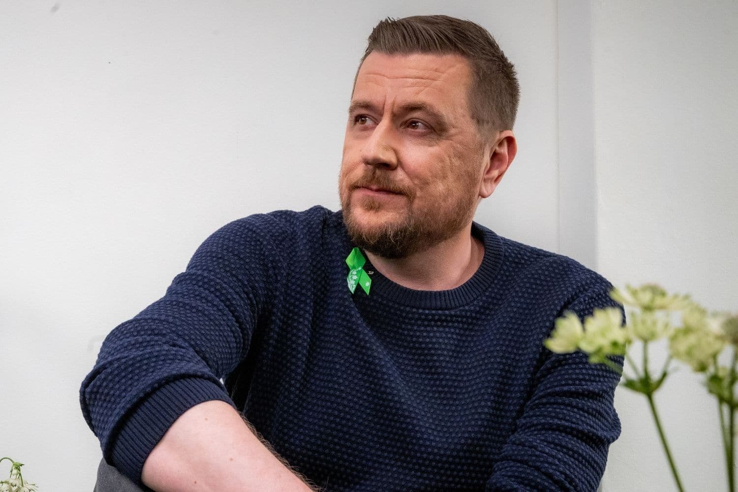 Mies Mielinauha rinnassa